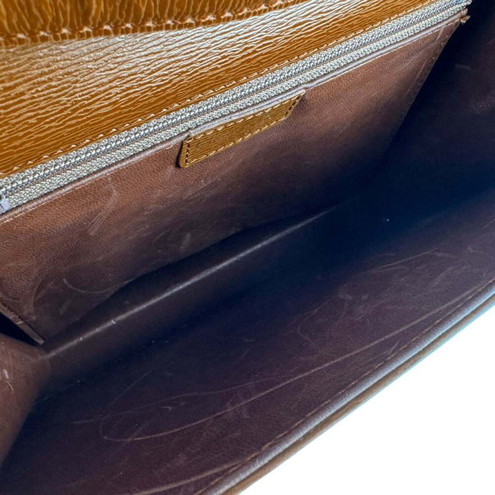 CHRISTIAN DIOR Brown Leather Shoulder Bag - Picture 5 of 12
